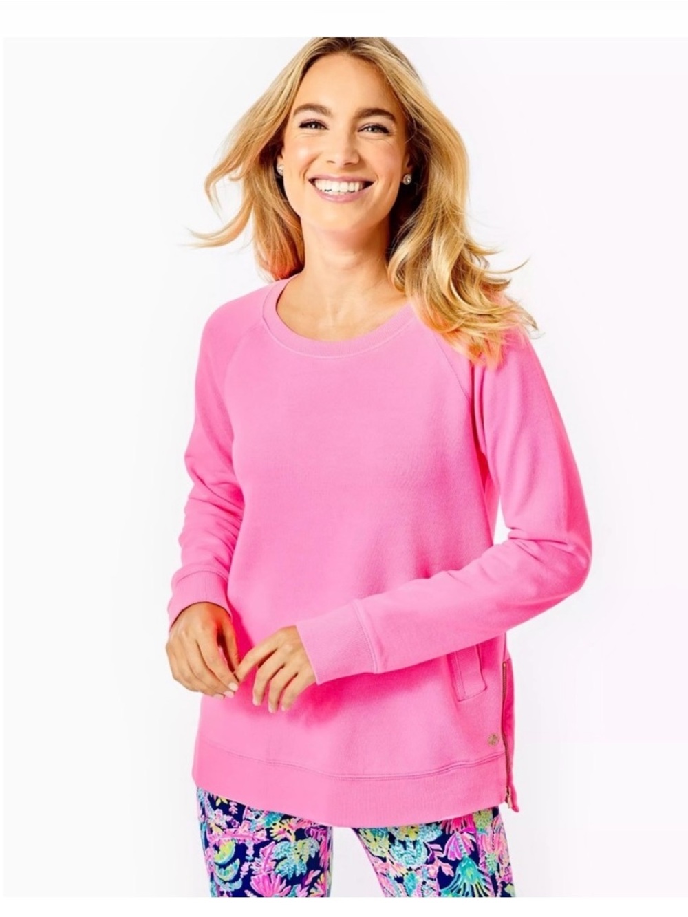 Lilly Pulitzer Luxletic Beach Comber Pullover Size Large